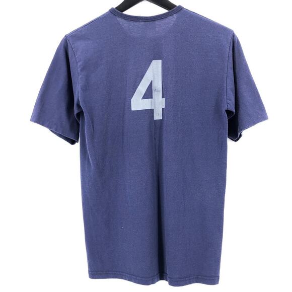 90s baseball henley tshirt Mustin Plumbing 1990s vintage - Picture 2 of 5